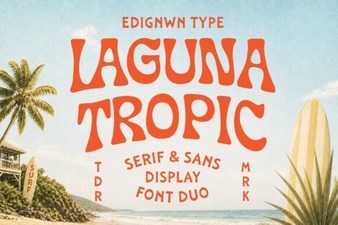 Laguna Tropic Font: Design with Tropical Elegance