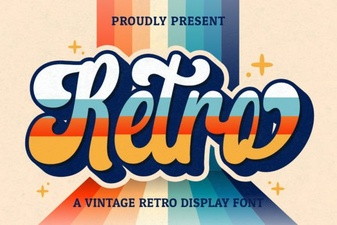 Retro Script Fonts for Creative Design Projects