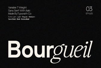 Bourgueil Font: Creative Typography for Modern Designs