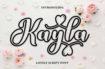 Craft with Kayla Outline Modern Font Design